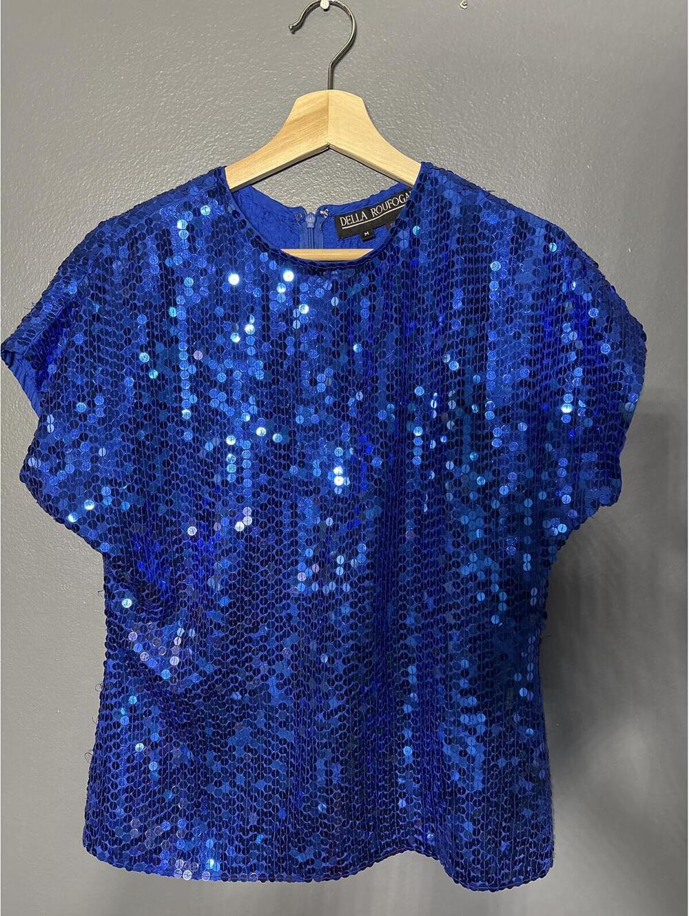 Glam vintage sequin tshirt